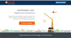 Desktop Screenshot of dutchwater.com